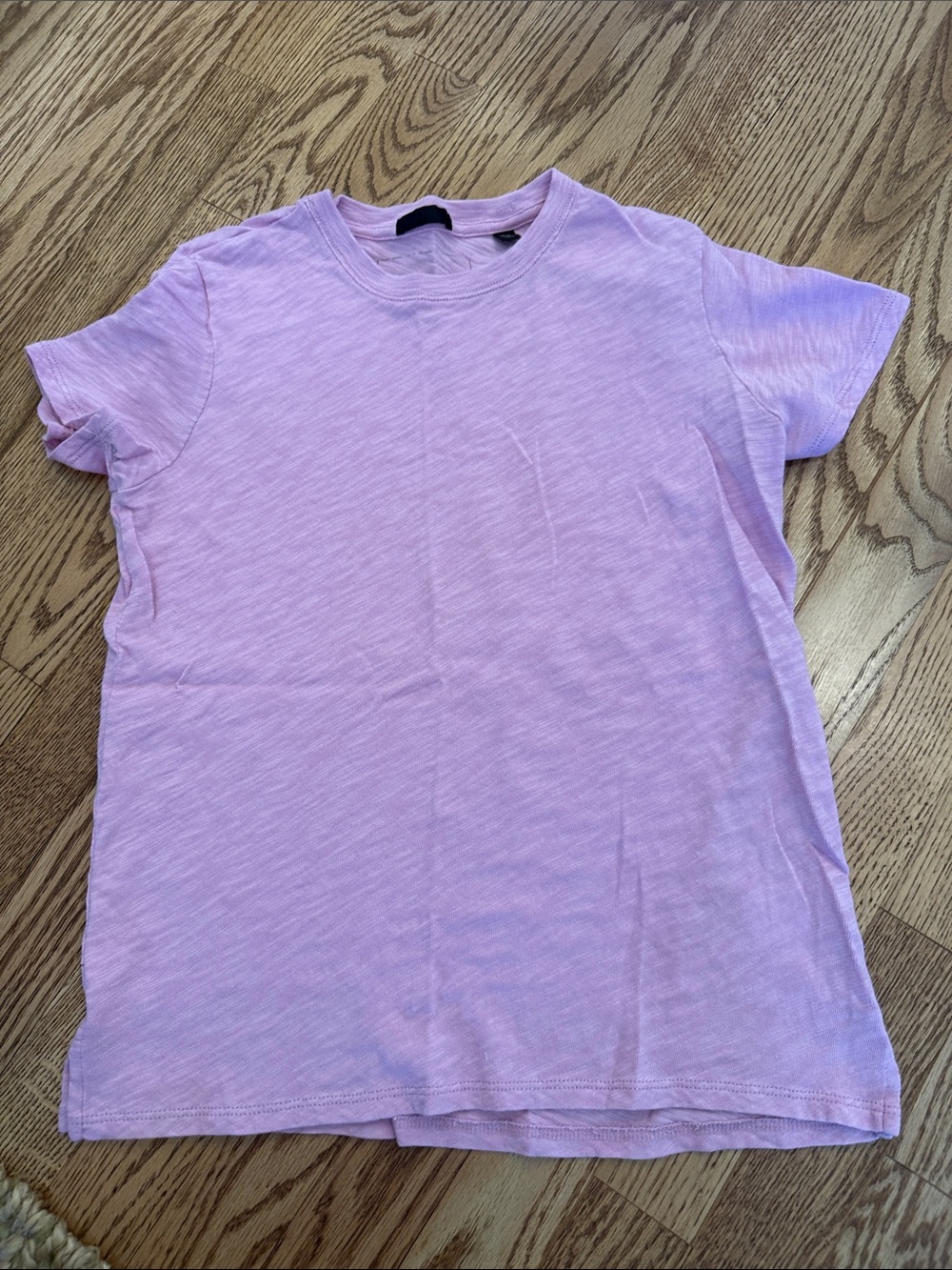 ATM Anthony Thomas Melillo Pink Crewneck Tee